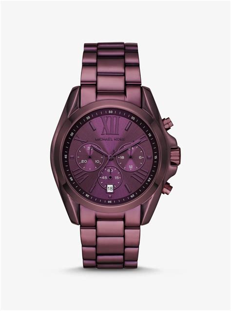 michael kors ladies watch purple face|Michael Kors mini watches.